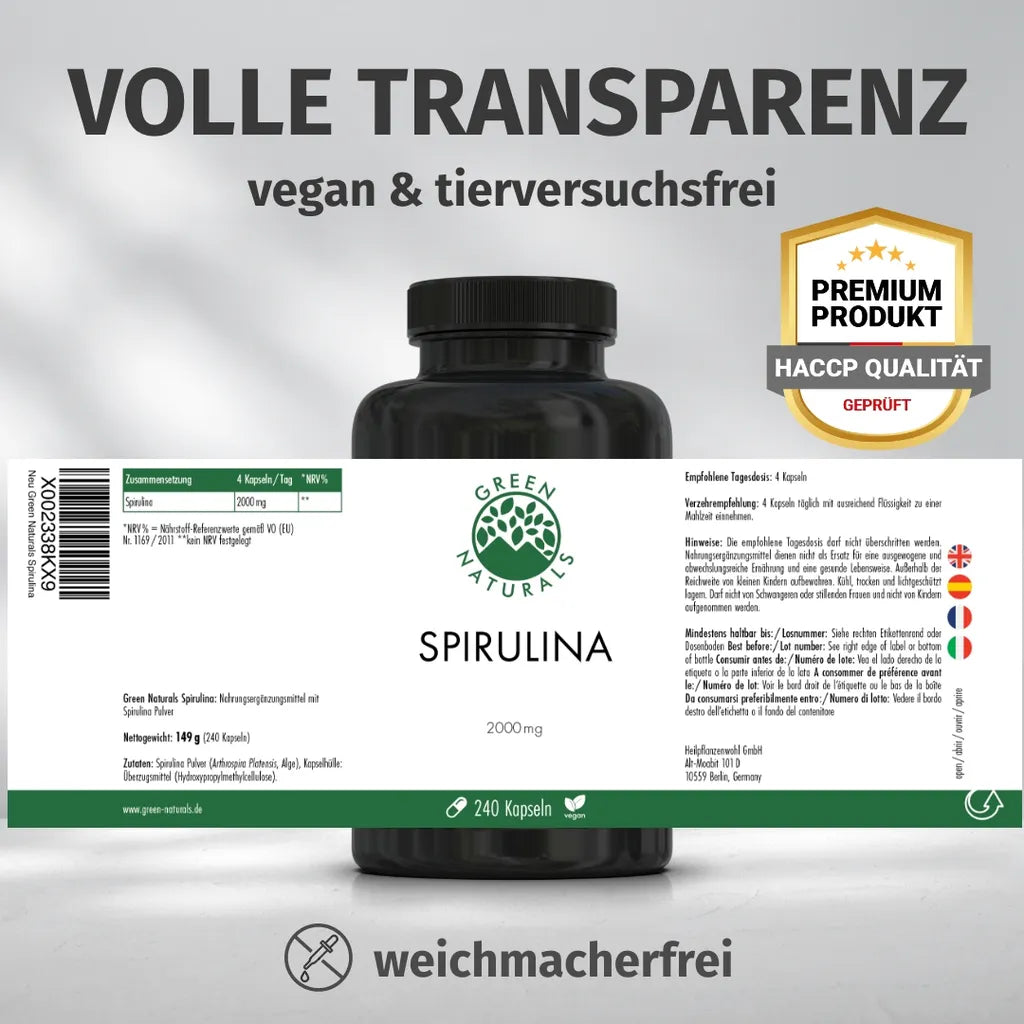 Spirulina (2.000 mg)