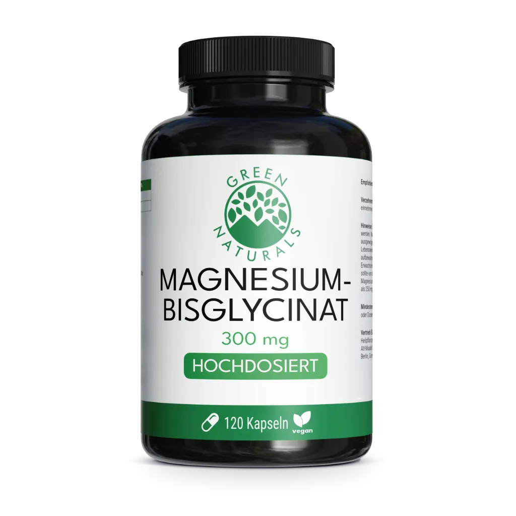 Magnesiumbisglycinat Kapseln - 2128 mg Chelat mit 300 mg Magnesium | 120 Kapseln Produktbild