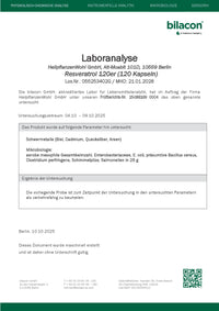 Laboranalyse Resveratrol 055253402G