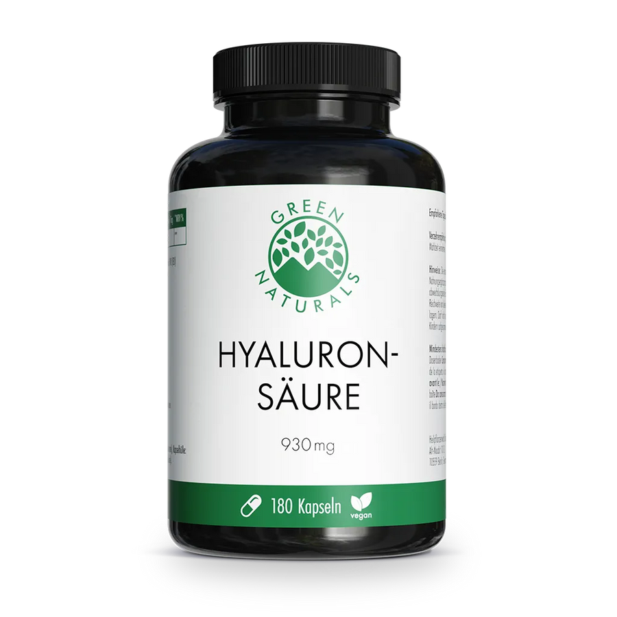 Cápsulas de ácido hialurónico • 930 mg • fermentado y vegano