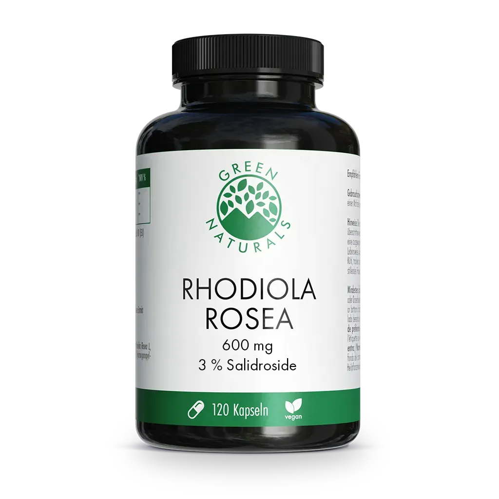 Rhodiola Rosea 600 mg (Rosenwurz Kapseln)