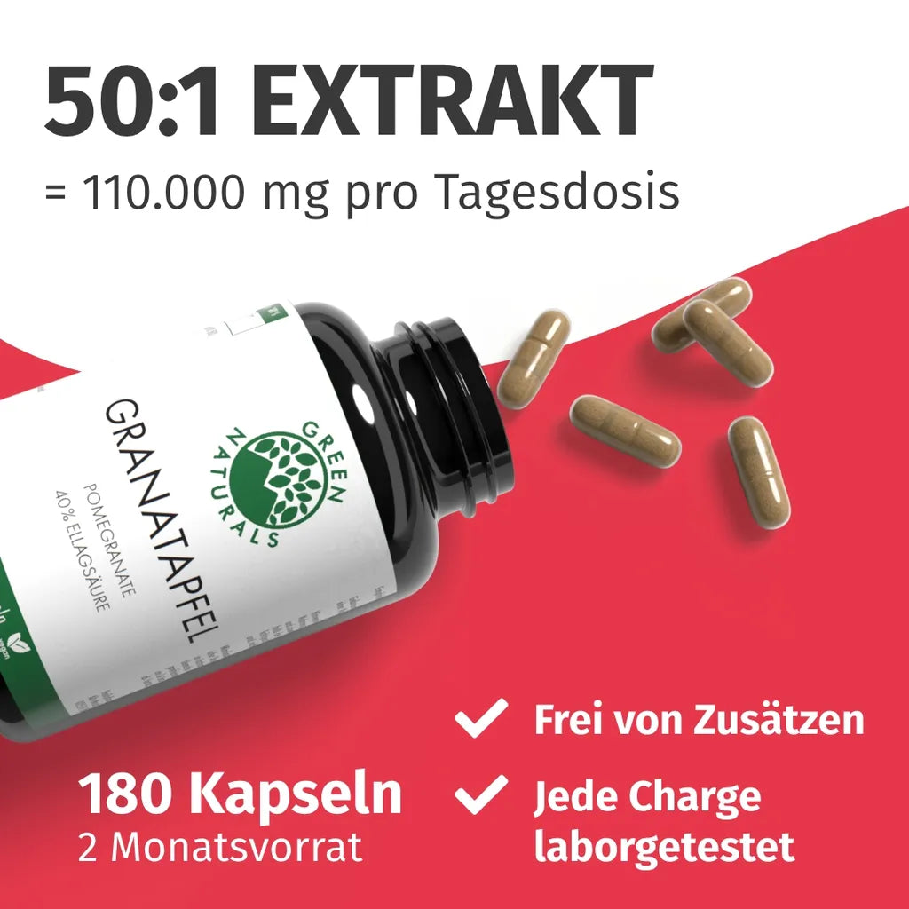 Granatapfel Kapseln (40% Ellagsäure)