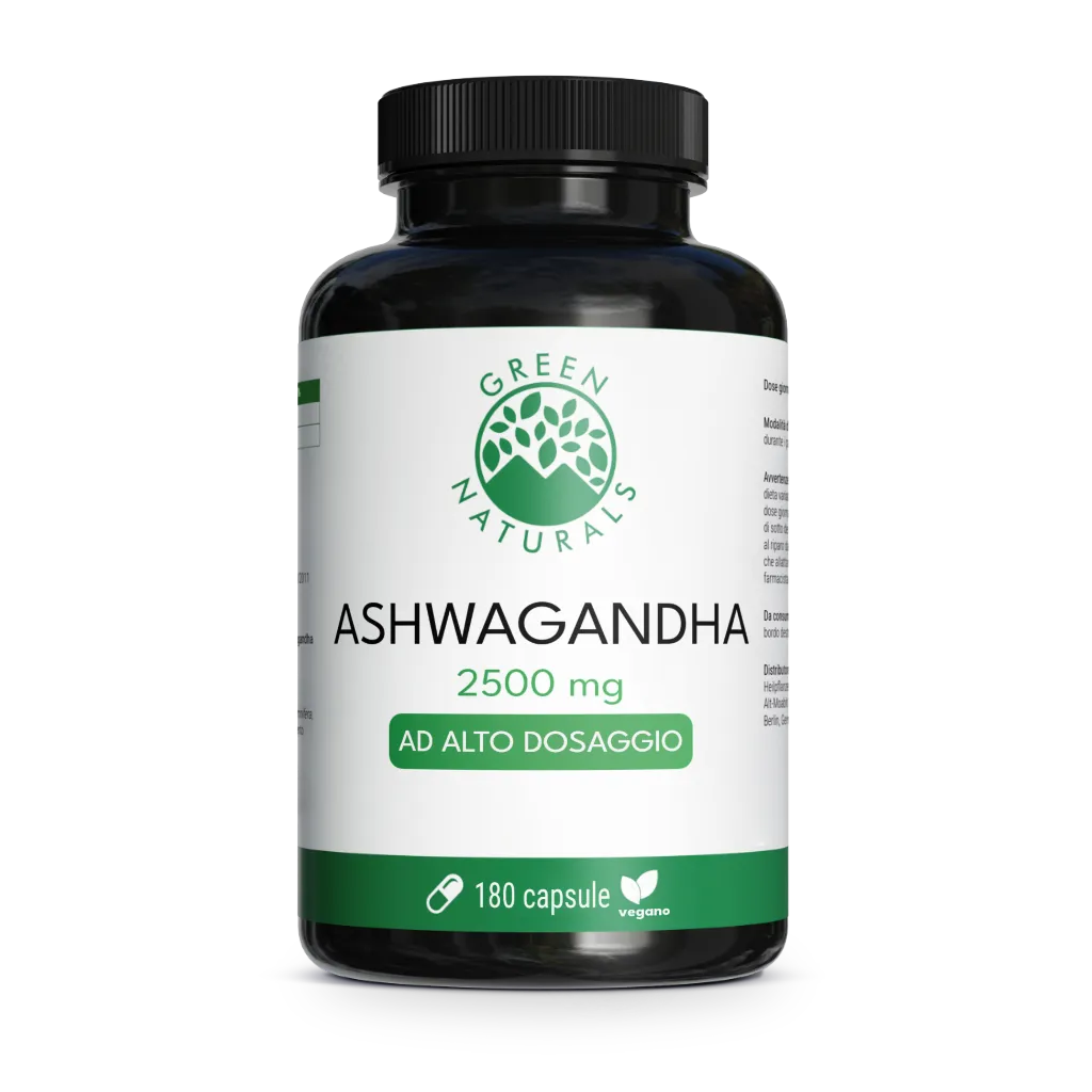 Ashwagandha Capsule 2.500 mg - 180 Capsule Immagine prodotto