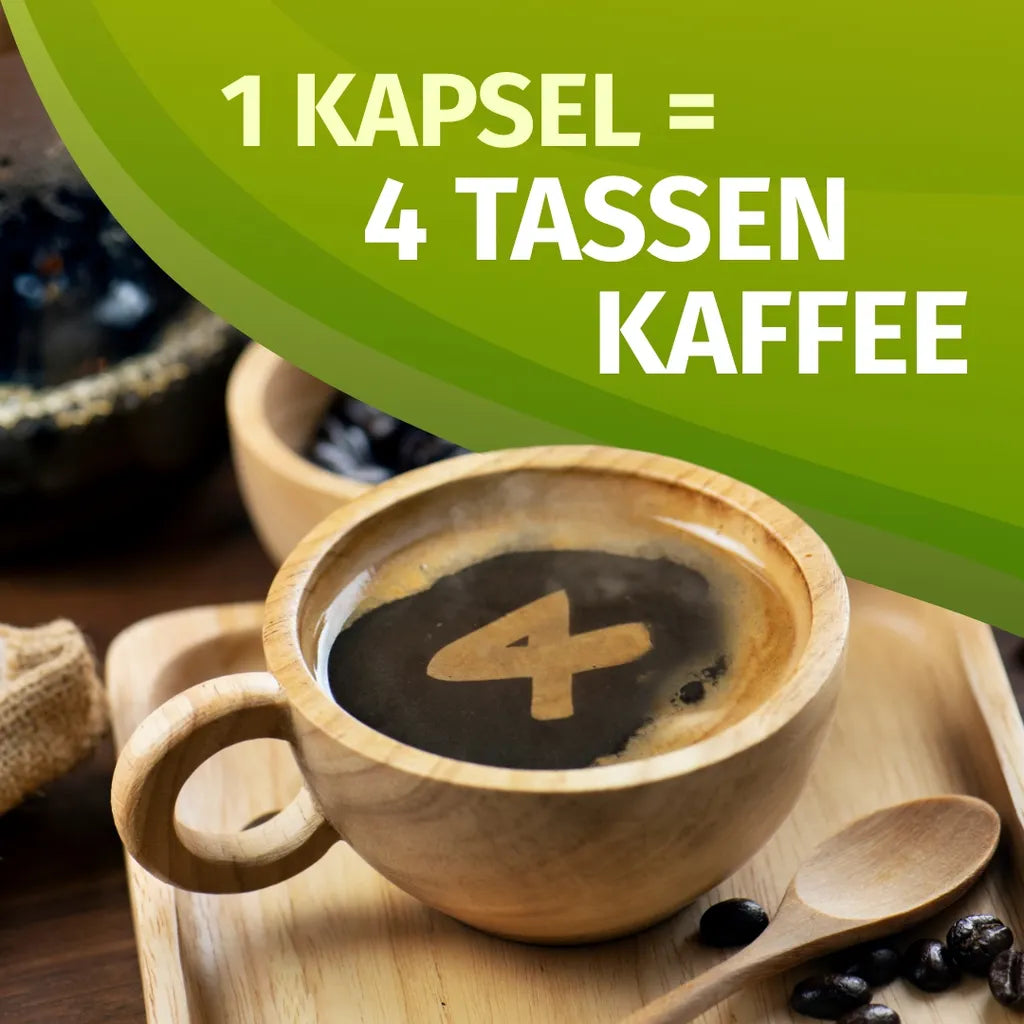 Grüner Kaffee (Natürliches Koffein)