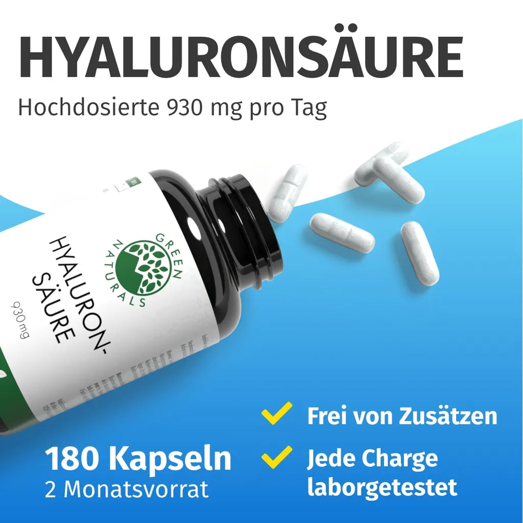 Capsule di acido ialuronico (930 mg)