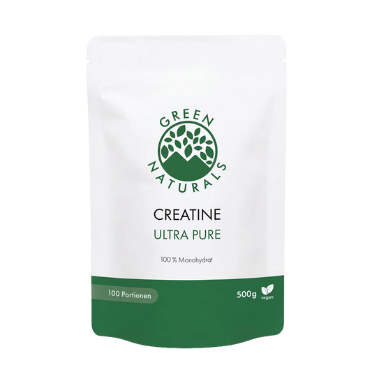 GREEN NATURALS® Creatine Ultra Pure Pulver - 4,4 g Kreatin/Tagesdosis