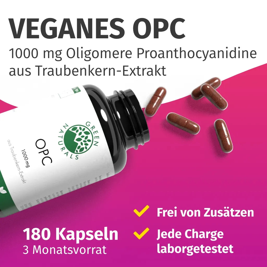 OPC aus Traubenkern-Extrakt (1.000 mg)