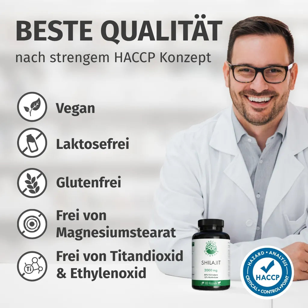 Shilajit ultra-hochdosiert (2000 mg)