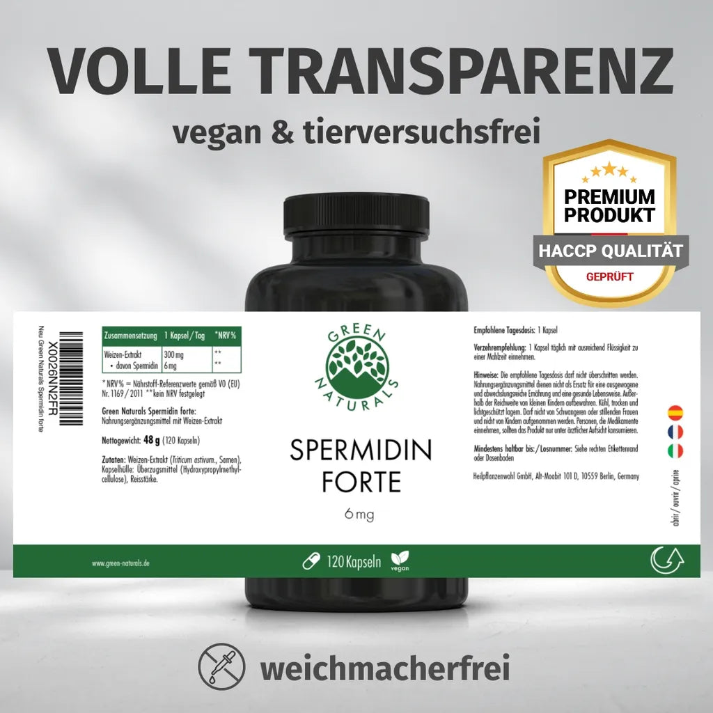 Spermidin ultra forte 6 mg