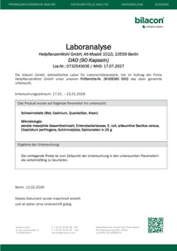 Laboranalyse DAO Charge 073254303E