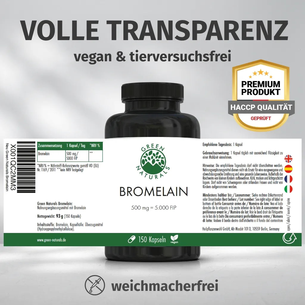 Bromelina 5.000 FIP / 2.500 GDU