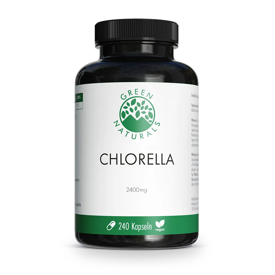 Cápsulas de Chlorella • 2.400 mg • Chlorella vulgaris