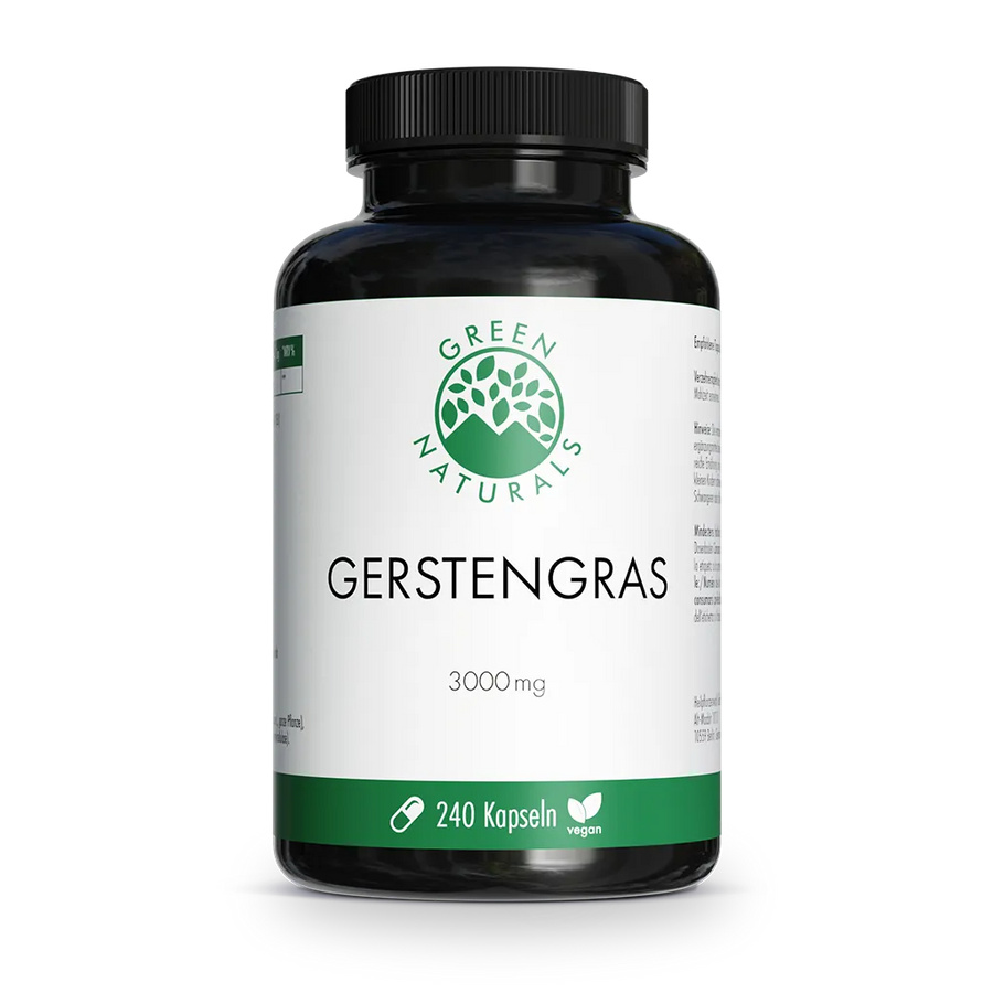 Gerstengras-capsules • 3.000 mg • jong bladgroen