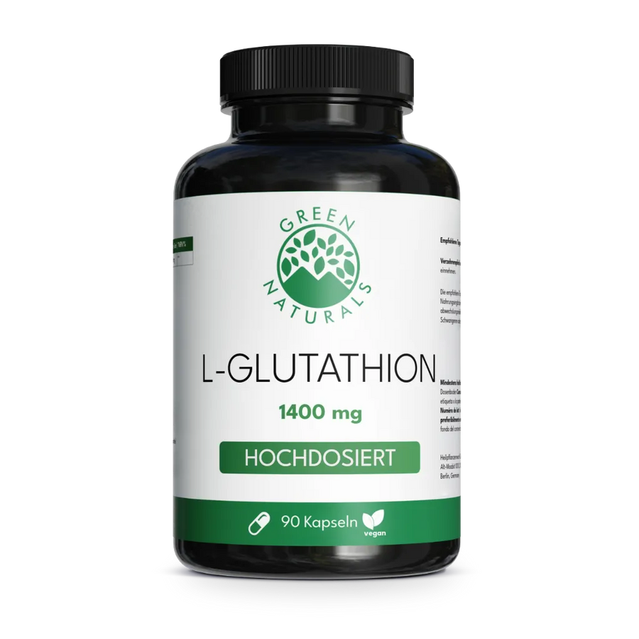L-glutathion capsules • 1.400 mg • gereduceerde vorm GSH