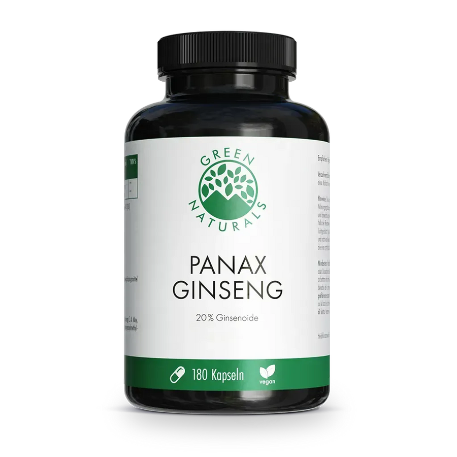 Panax Ginseng Kapseln • 1.400 mg • 20 % Ginsenoside