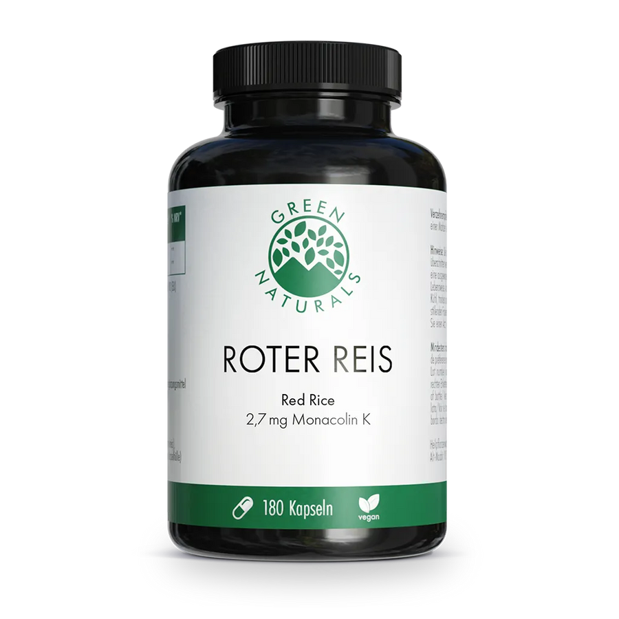 Gélules de levure de riz rouge • 2,7 mg de monacoline K • fermenté