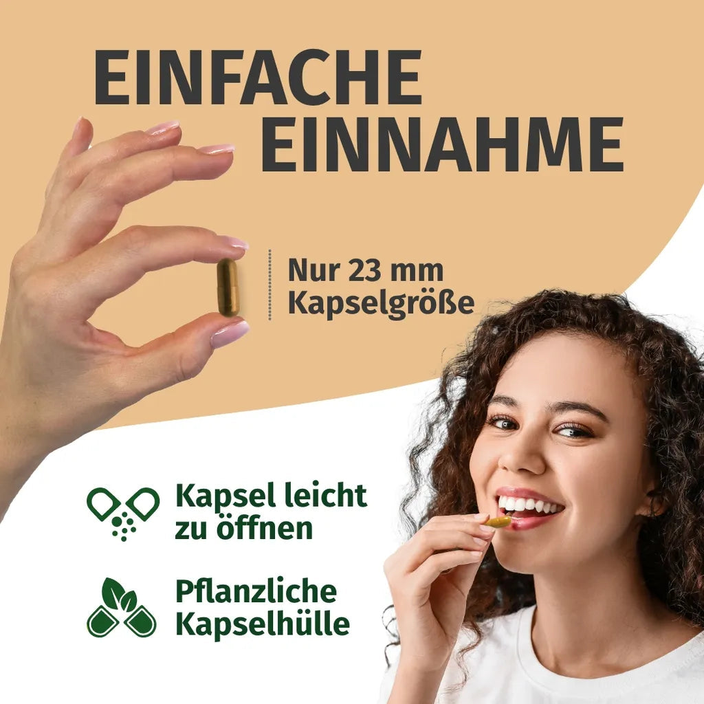 Schwarzer Knoblauch (750 mg, Bio)