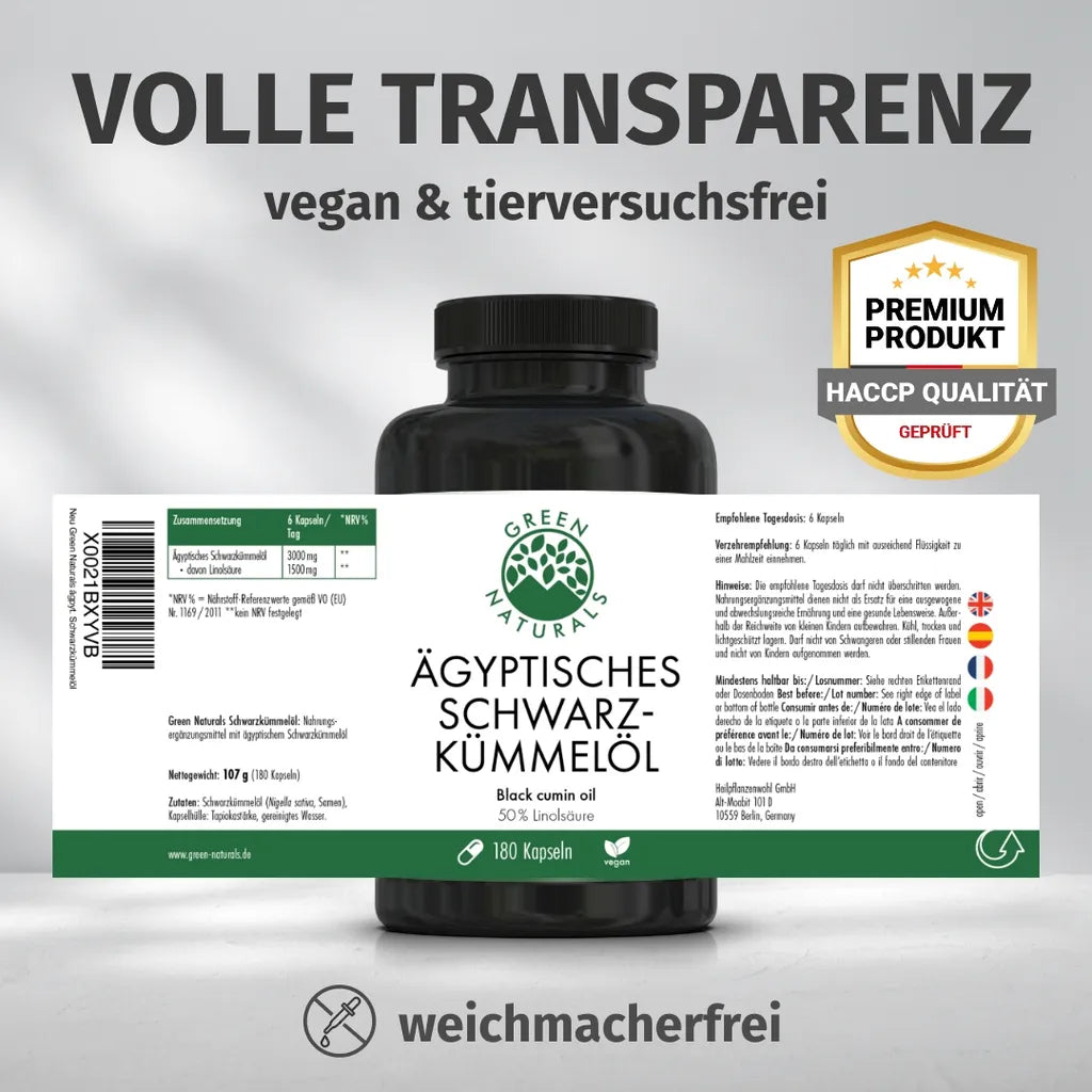 Schwarzkümmelöl (1500 mg)
