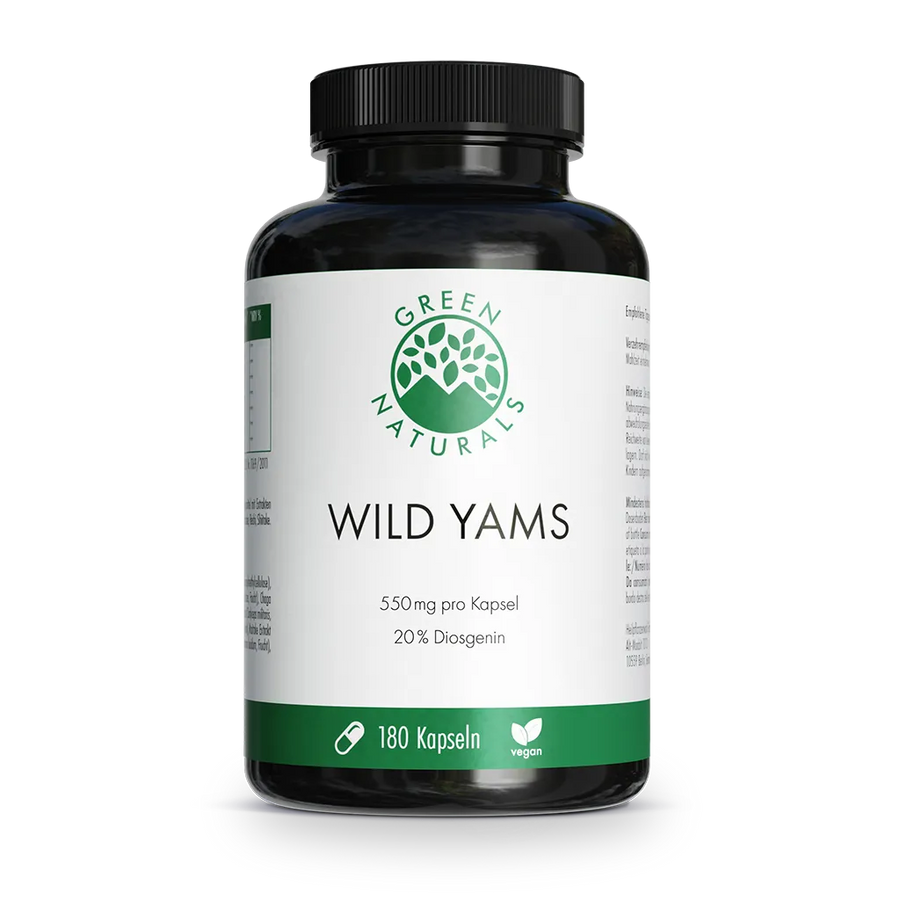 Gélules d'igname • 1 100 mg • 20 % de diosgénine