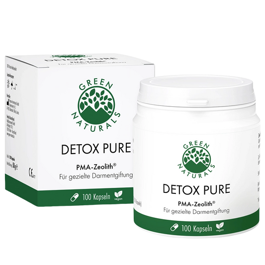 Detox Pure zeoliet capsules met PMA-Zeolite® - 100% natuurlijk medisch hulpmiddel voor darmontgifting | 100 capsules
