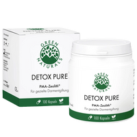 Detox Pure zeolite capsule con PMA-Zeolite® - dispositivo medico 100% naturale per la detox intestinale | 100 capsule