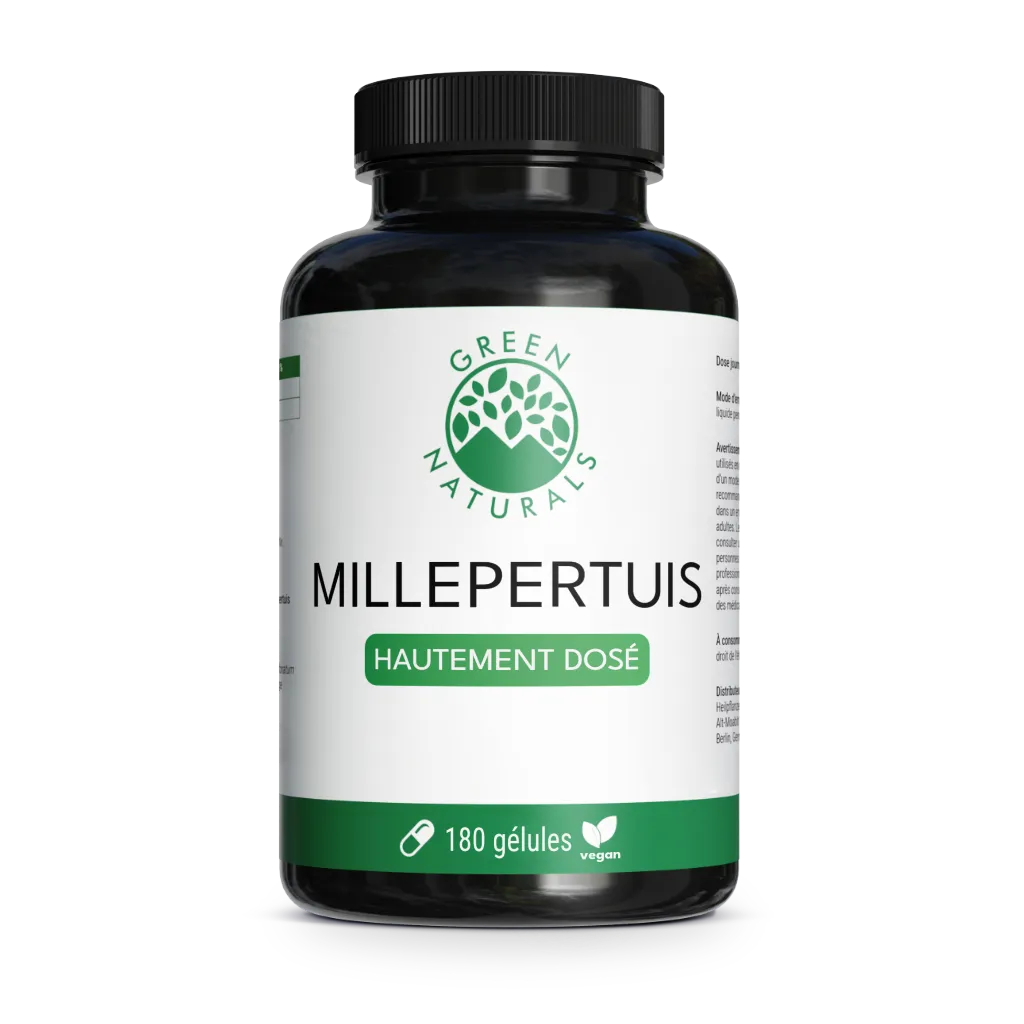 Gélules de millepertuis - 850 mg d'extrait (14:1) | 180 gélules Visuel produit