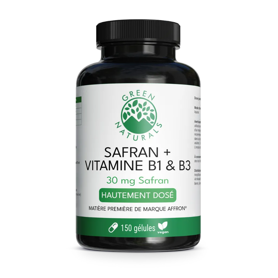 Gélules de safran avec Affron® - 30 mg d'extrait | 150 gélules