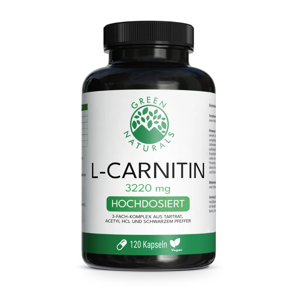 L-Carnitin Komplex - 3220 mg mit 2184 mg L-Carnitin | 120 Kapseln Produktbild