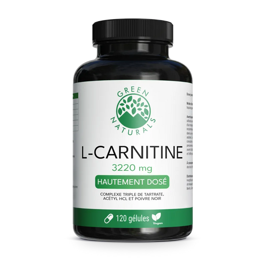 Complexe de L-carnitine - 3220 mg dont 2184 mg de L-carnitine | 120 gélules Visuel produit