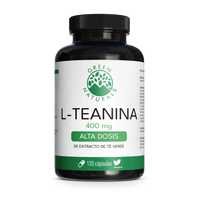 Cápsulas de L-Teanina de extracto de té verde - 400 mg, alta dosis | 120 cápsulas