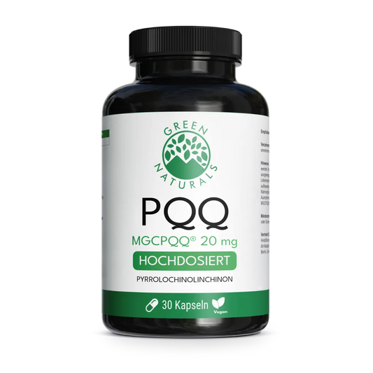 PQQ Kapseln mit MGCPQQ® - 20 mg Pyrrolochinolinchinon | 30 Kapseln Produktbild