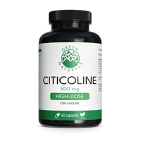 Citicoline Capsules - 500 mg CDP-Choline High Dose | 60 Capsules