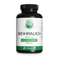 Weihrauch Kapseln mit 20 % AKBA - 1000 mg Extrakt + Vitamin C, D, Calcium & Mangan | 120 Kapseln