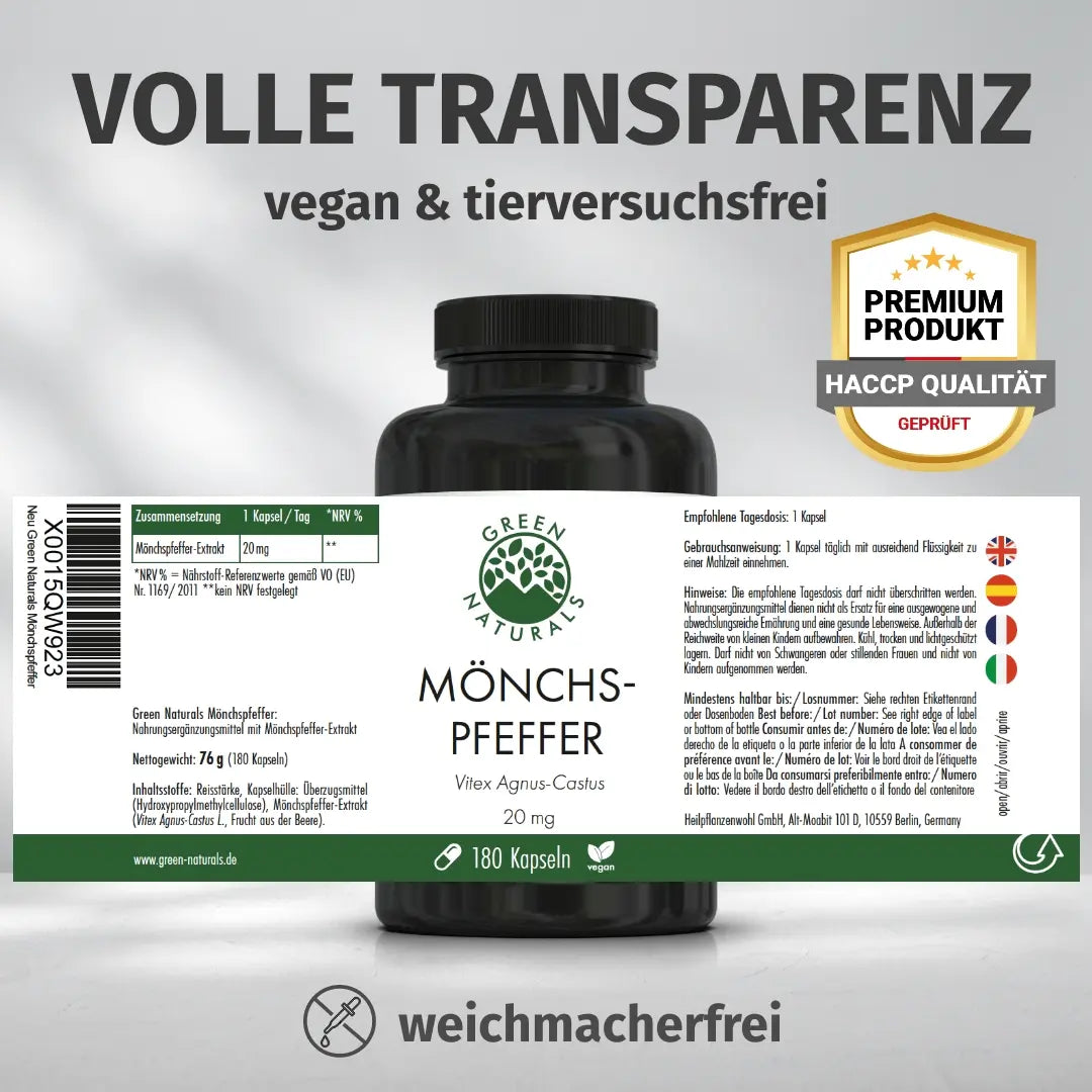 Pepe monaco (estratto da 20 mg)